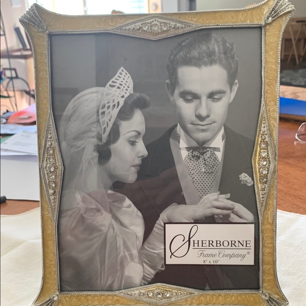 Sherborne Gold and Silver Photo Frame 8 x 10.